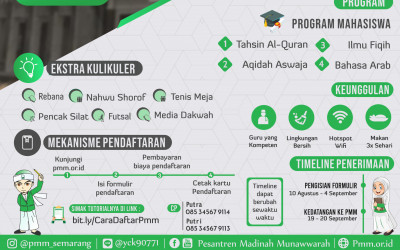 Panduan Pendaftaran PSB Program Kitab/Mahasiswa dan Klasik 2020